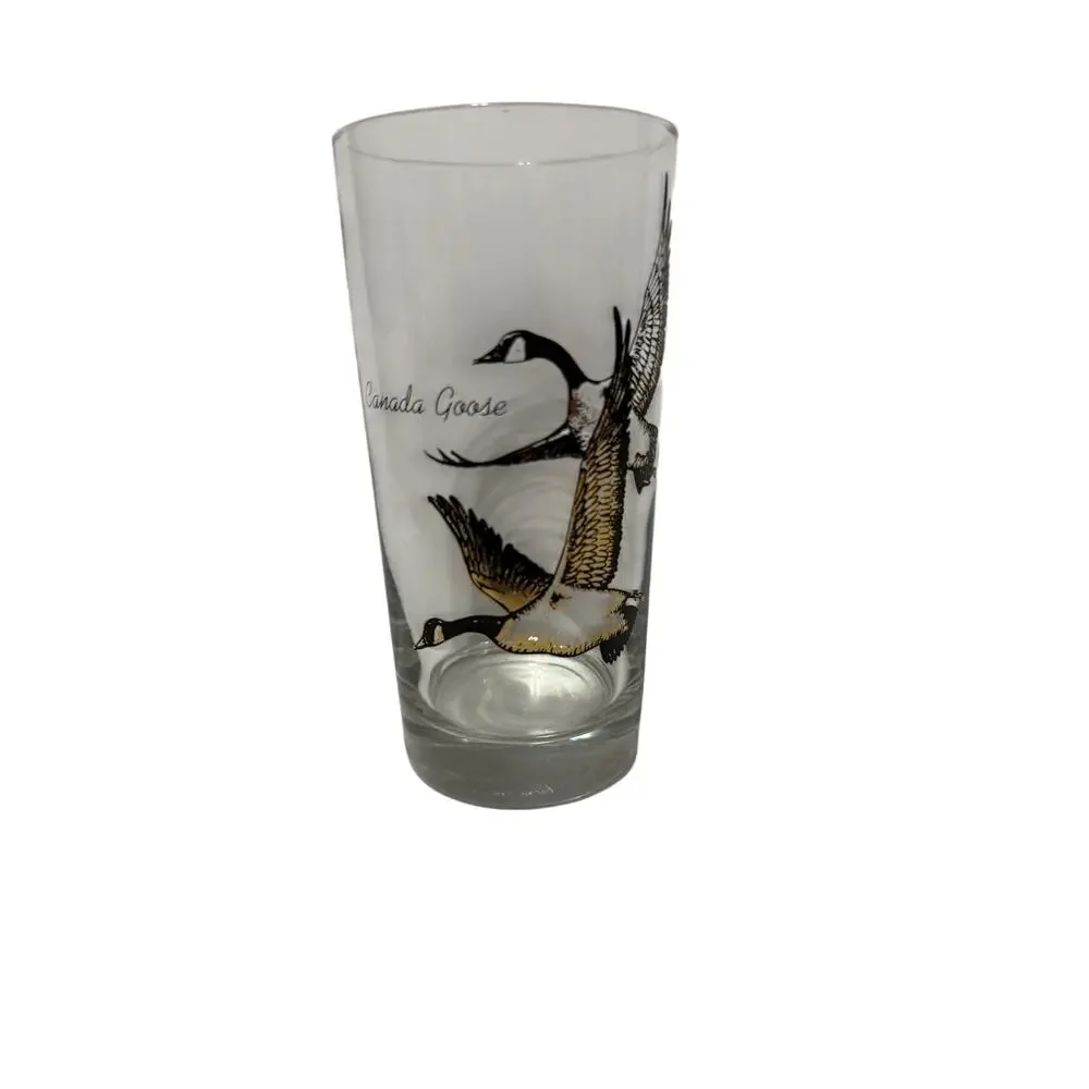 VTG MCM Sportsman Game Bird Highball Barware Glasses (Set of 6)